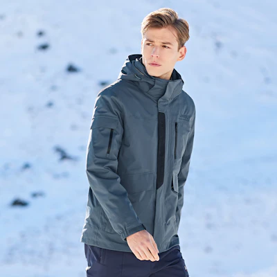 Jeep 男士三合一战术羽绒夹克 防水防风户外登山服 J142094073 8