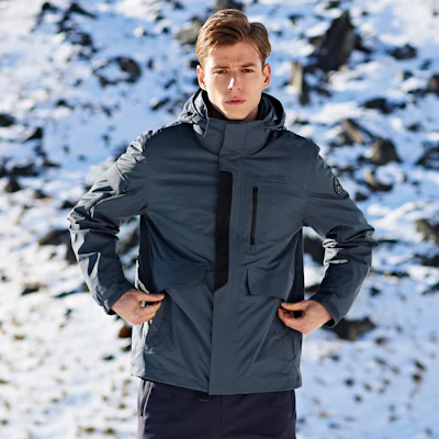 Jeep 男士三合一战术羽绒夹克 防水防风户外登山服 J142094073 9