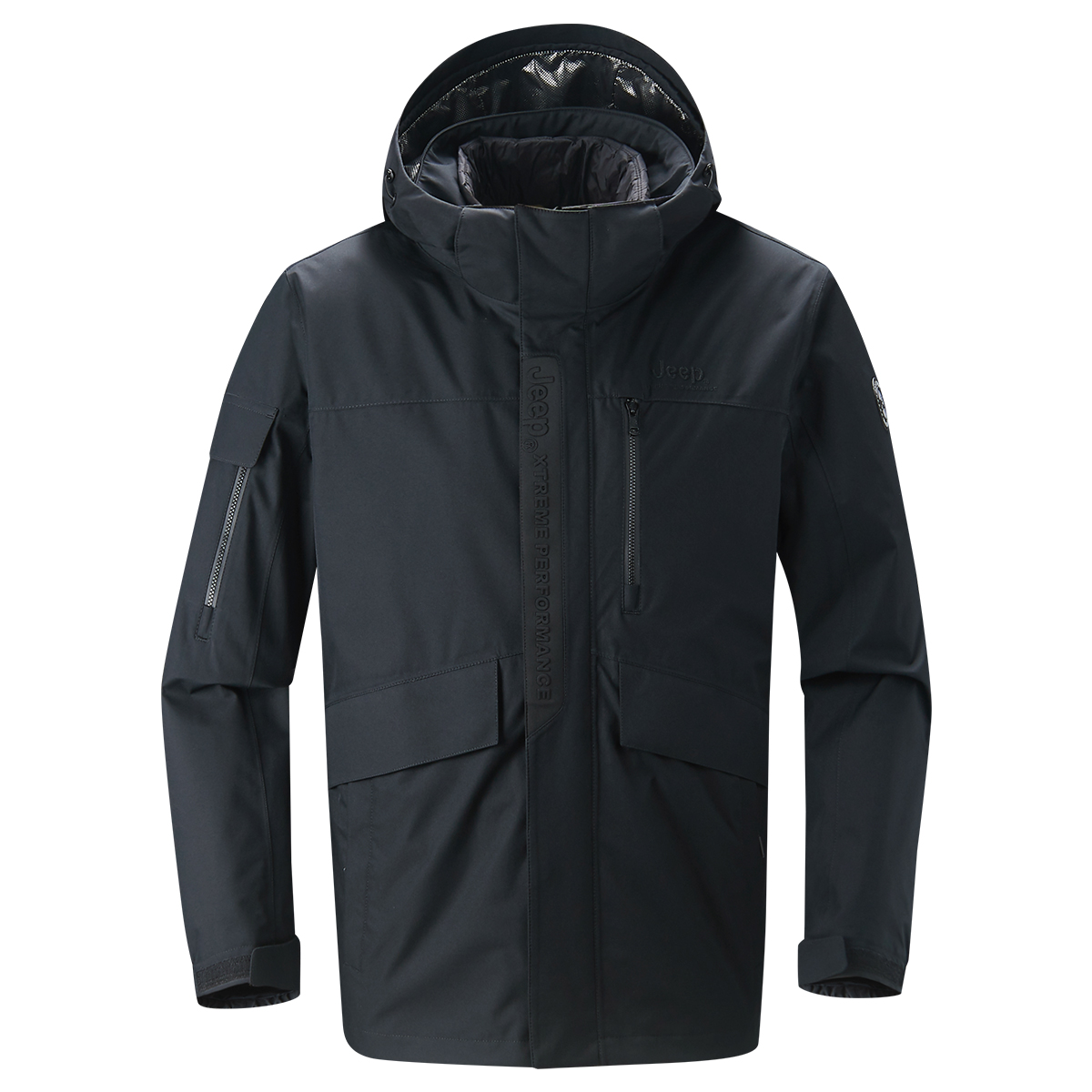 Order Jeep 男士三合一战术羽绒夹克 防水防风户外登山服 J142094073