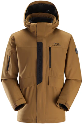 Jeep 男士三合一战术羽绒夹克 防水防风户外登山服 J142094073 2