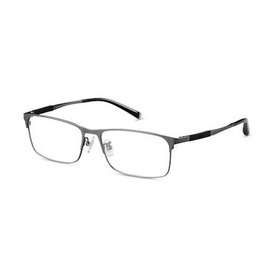 Jeep Men’s Lightweight Square Optical Glasses with Memory Metal Temples JEEP/T8221