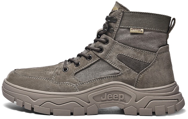 Jeep Mid-Top Martin Boots 'Solid Color' P12231200K Buy Jeep Mid-Top Martin Boots 'Solid Color' P12231200K