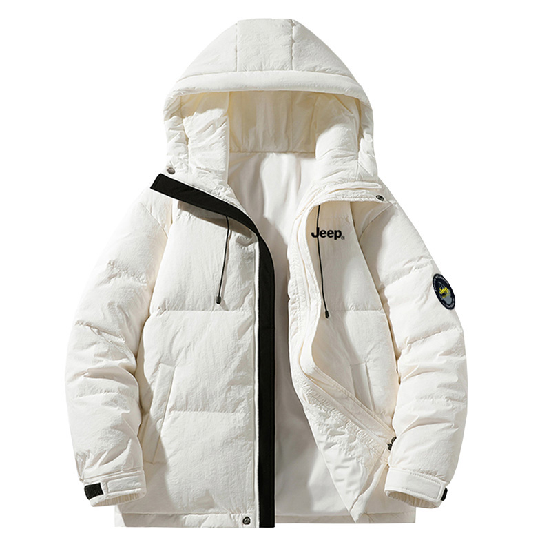 Jeep Minimalist Dopamine Color Lightweight Down Jacket Unisex Casual Short Coat P844MWD245