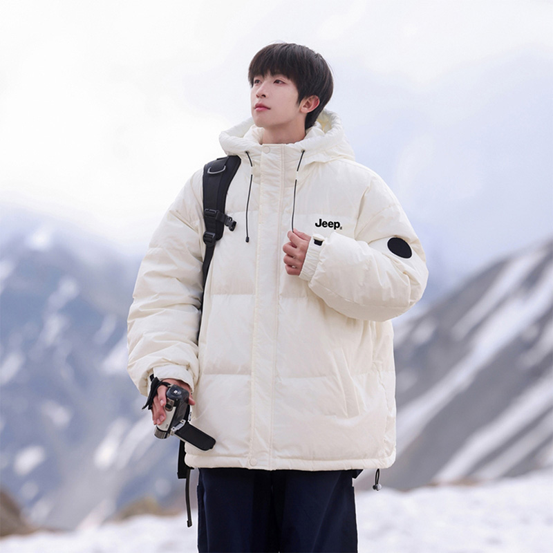 Purchase Jeep极简风多巴胺色轻薄羽绒服男女同款休闲短款外套 P844MWD245