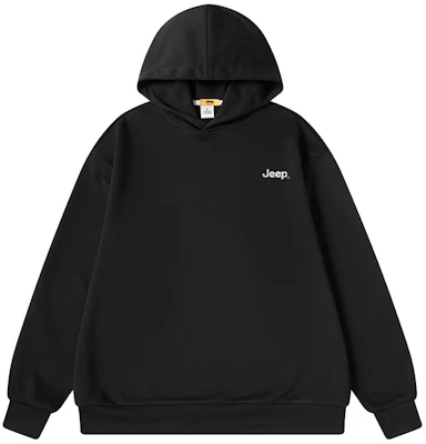Jeep Minimalist Hoodie with Letter Logo Print and Large Pocket - Universal Fit P843MKJ652 Buy Jeep Minimalist Hoodie with Letter Logo Print and Large Pocket - Universal Fit P843MKJ652