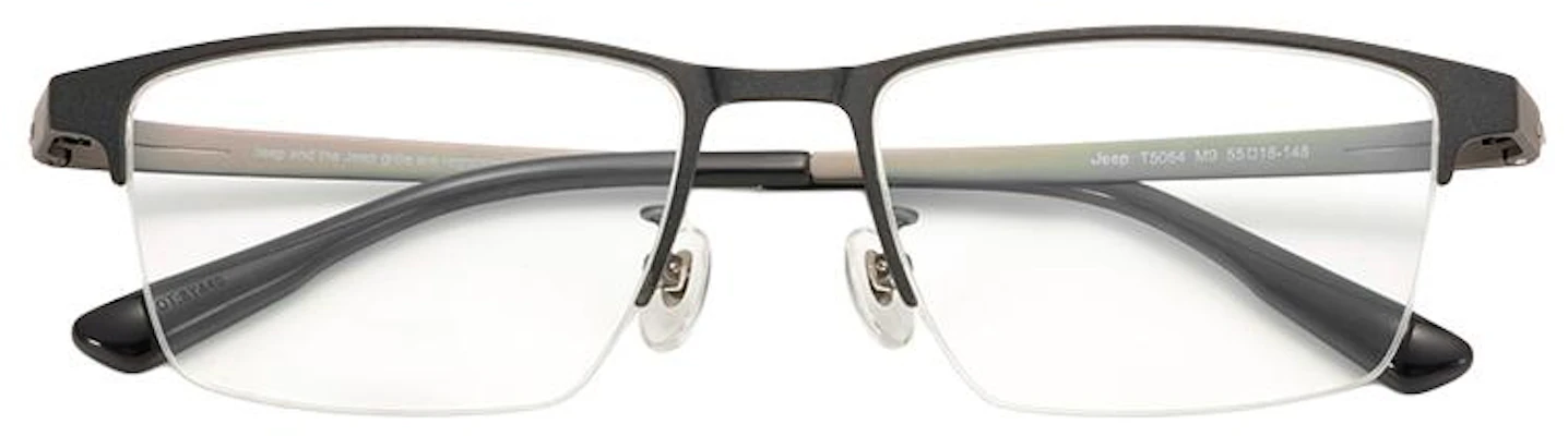 ジープ ミニマリスト 軽量 チタン ラウンドスクエア メガネフレーム - グレー JEEPT5064 Shop ジープ ミニマリスト 軽量 チタン ラウンドスクエア メガネフレーム - グレー JEEPT5064