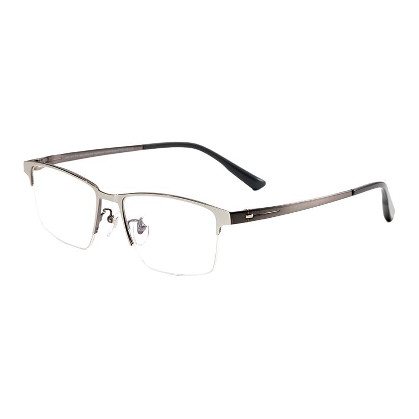 Purchase ジープ ミニマリスト 軽量 チタン ラウンドスクエア メガネフレーム - グレー JEEPT5064