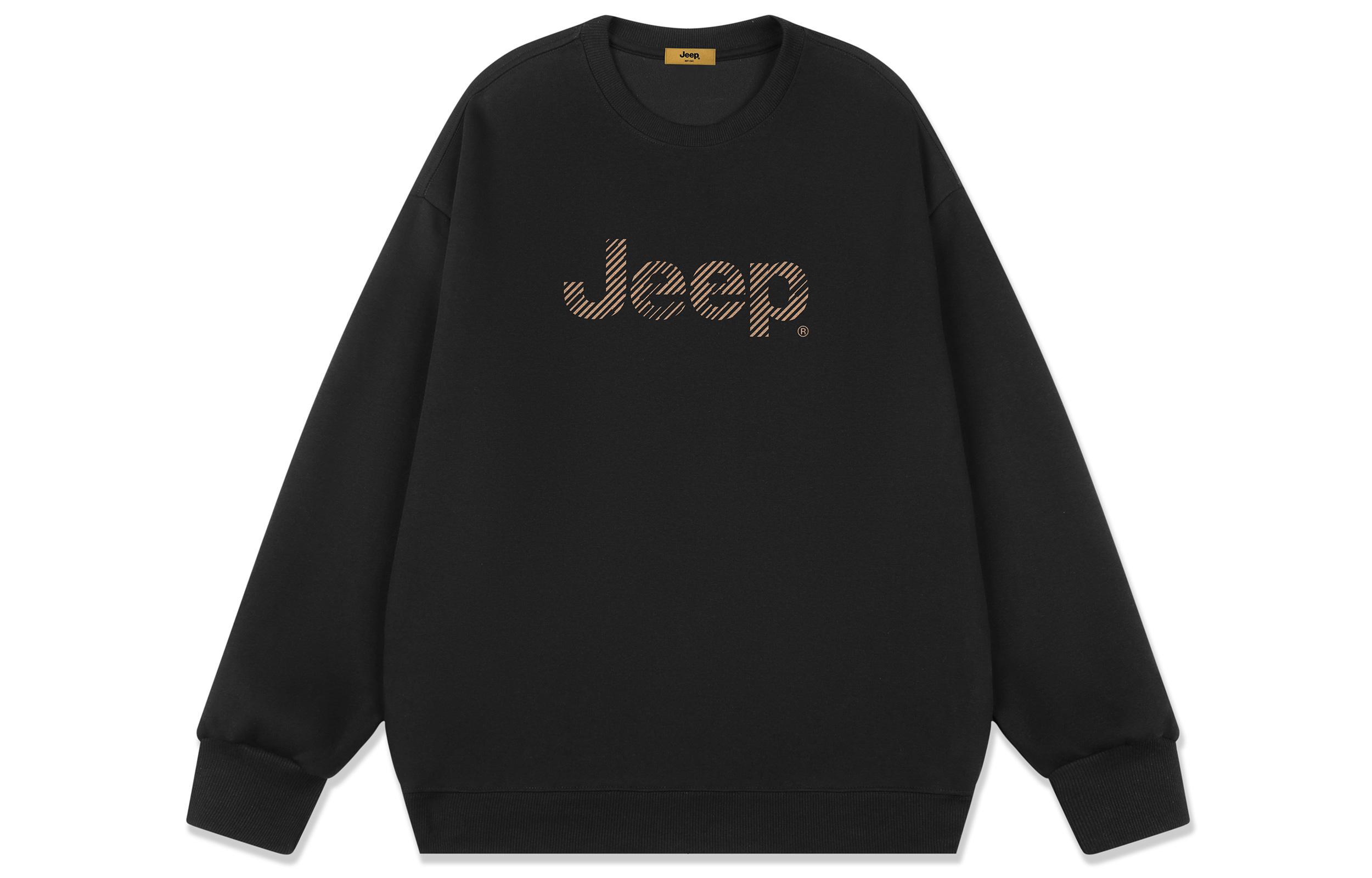 Jeep Minimalist Logo Print Crewneck Pullover Sweatshirt Unisex Casual Loose Fit P741MKJ089