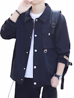 Jeep Minimalist Workwear Windbreaker Jacket - Trendy Korean Style JPGRH694H01 Jeep Minimalist Workwear Windbreaker Jacket - Trendy Korean Style JPGRH694H01