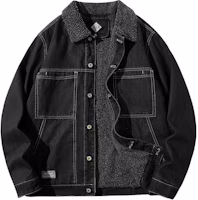 Jeep Multi-Pocket Fleece-Lined Denim Jacket for Fall/Winter 22MB773JC3285 Jeep Multi-Pocket Fleece-Lined Denim Jacket for Fall/Winter 22MB773JC3285