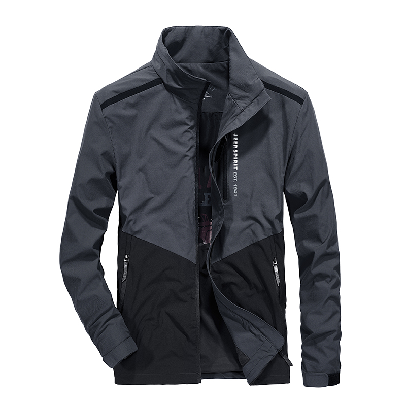 Jeep Multi-Pocket Utility Jacket with Stand Collar XYJP109JPL1550