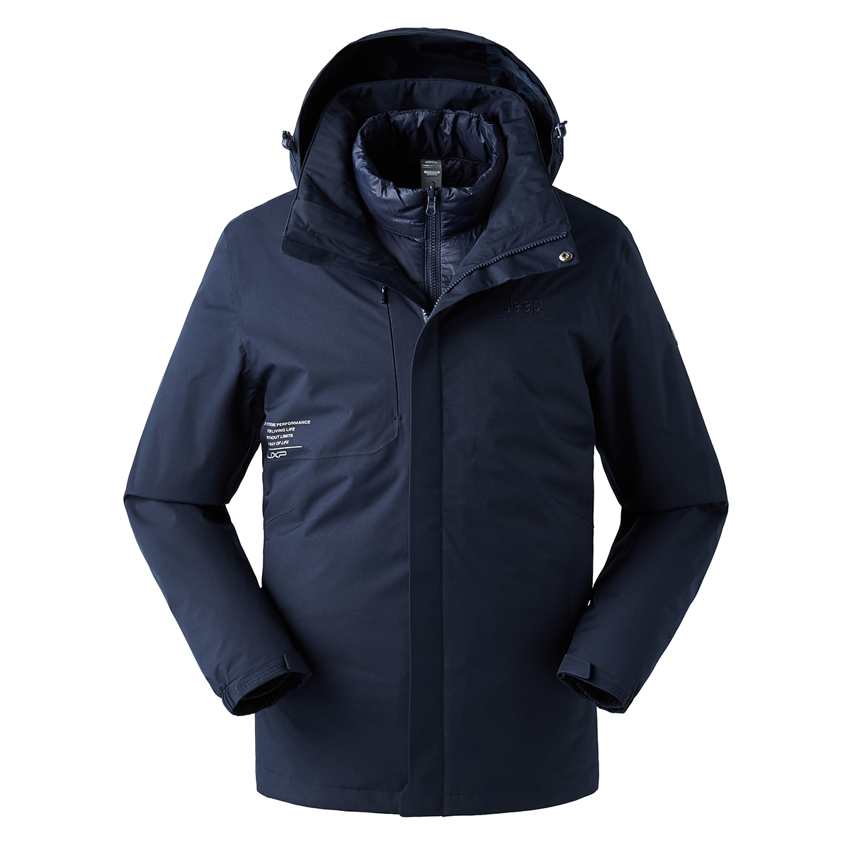 Jeep Outdoor 3-in-1 Detachable Fleece Waterproof Windproof Jacket JP042094082