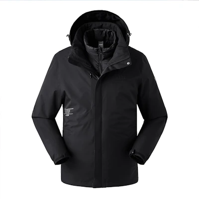 Jeep 户外3合1可拆卸抓绒防水防风夹克 JP042094082 4