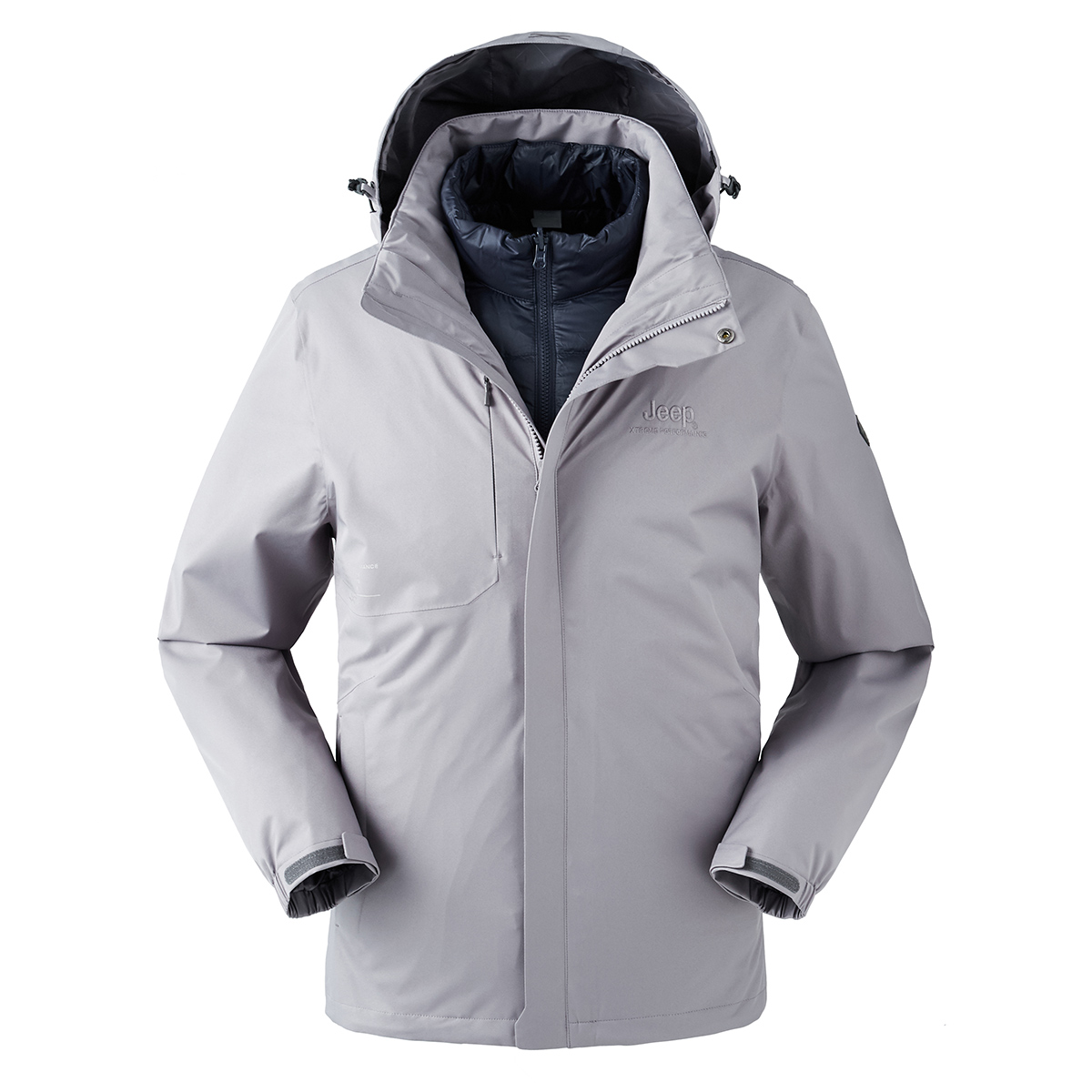 Sizing Jeep 户外3合1可拆卸抓绒防水防风夹克 JP042094082