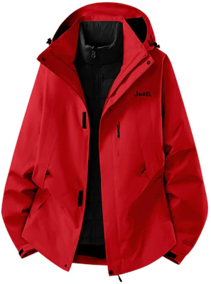 Jeep户外三合一防水夹克,可拆卸内衬,男女通用休闲外套 P844MWF205 Buy Jeep户外三合一防水夹克,可拆卸内衬,男女通用休闲外套 P844MWF205