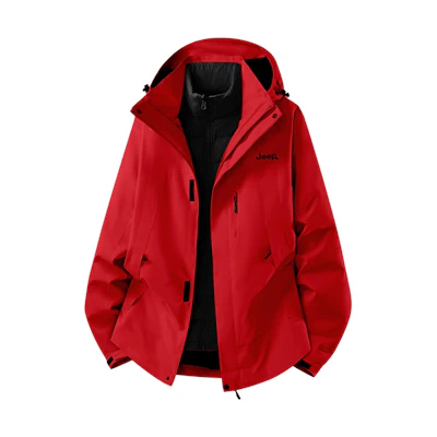 Jeep Outdoor 3-in-1 Jacket with Detachable Liner, Waterproof & Unisex Casual Wear P844MWF205