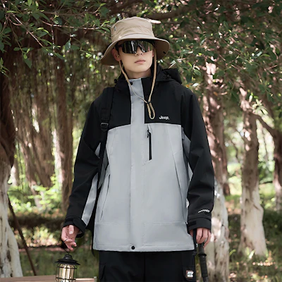 Jeep户外三合一防水夹克,可拆卸内衬,男女通用休闲外套 P844MWF205 7