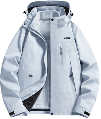 Jeep户外三合一防水夹克,可拆卸内衬,男女通用休闲外套 P844MWF205 9