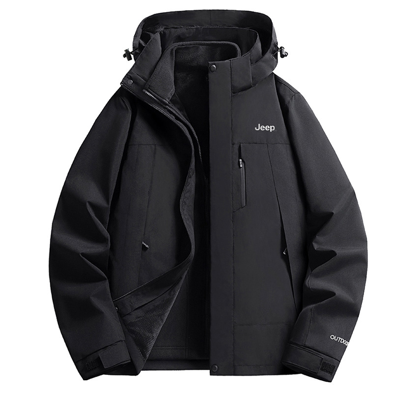 Order Jeep户外三合一防水夹克，可拆卸内衬，男女通用休闲外套 P844MWF205