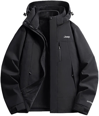 Jeep户外三合一防水夹克,可拆卸内衬,男女通用休闲外套 P844MWF205 Order Jeep户外三合一防水夹克,可拆卸内衬,男女通用休闲外套 P844MWF205