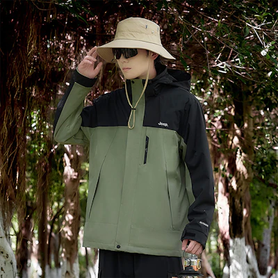 Jeep户外三合一防水夹克,可拆卸内衬,男女通用休闲外套 P844MWF205 18