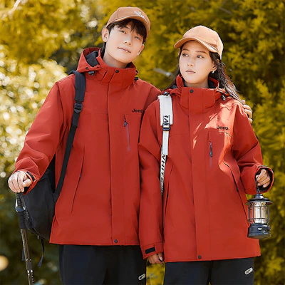 Jeep户外三合一防水夹克,可拆卸内衬,男女通用休闲外套 P844MWF205 26