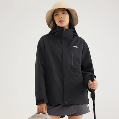 Jeep户外三合一防水夹克,可拆卸内衬,男女通用休闲外套 P844MWF205 34