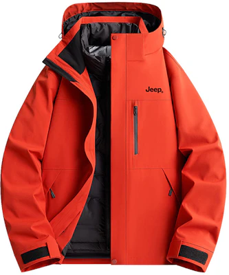 Jeep户外三合一防水夹克,可拆卸内衬,男女通用休闲外套 P844MWF205 37