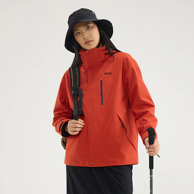 Jeep户外三合一防水夹克,可拆卸内衬,男女通用休闲外套 P844MWF205 40