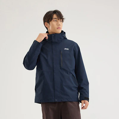 Jeep户外三合一防水夹克,可拆卸内衬,男女通用休闲外套 P844MWF205 47