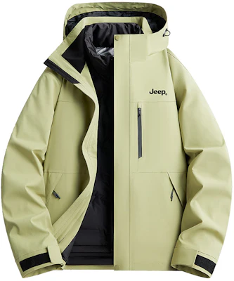 Jeep户外三合一防水夹克,可拆卸内衬,男女通用休闲外套 P844MWF205 51