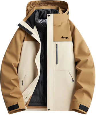 Jeep户外三合一防水夹克,可拆卸内衬,男女通用休闲外套 P844MWF205 54