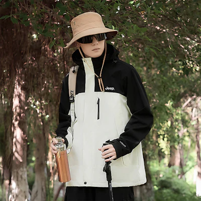 Jeep户外三合一防水夹克,可拆卸内衬,男女通用休闲外套 P844MWF205 1