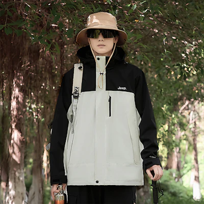 Jeep户外三合一防水夹克,可拆卸内衬,男女通用休闲外套 P844MWF205 2