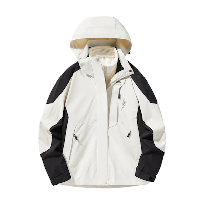 Jeep Outdoor 3-in-1 Jacket with Removable Liner, Windproof & Water-Resistant Unisex GB1818F032