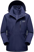 Jeep Outdoor 3-in-1 Waterproof Windproof Breathable Jacket for Urban & Travel GB88999F074 Jeep Outdoor 3-in-1 Waterproof Windproof Breathable Jacket for Urban & Travel GB88999F074