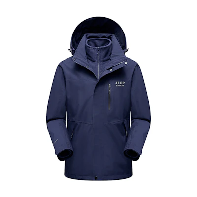 Jeep Outdoor 3-in-1 Waterproof Windproof Breathable Jacket for Urban & Travel GB88999F074