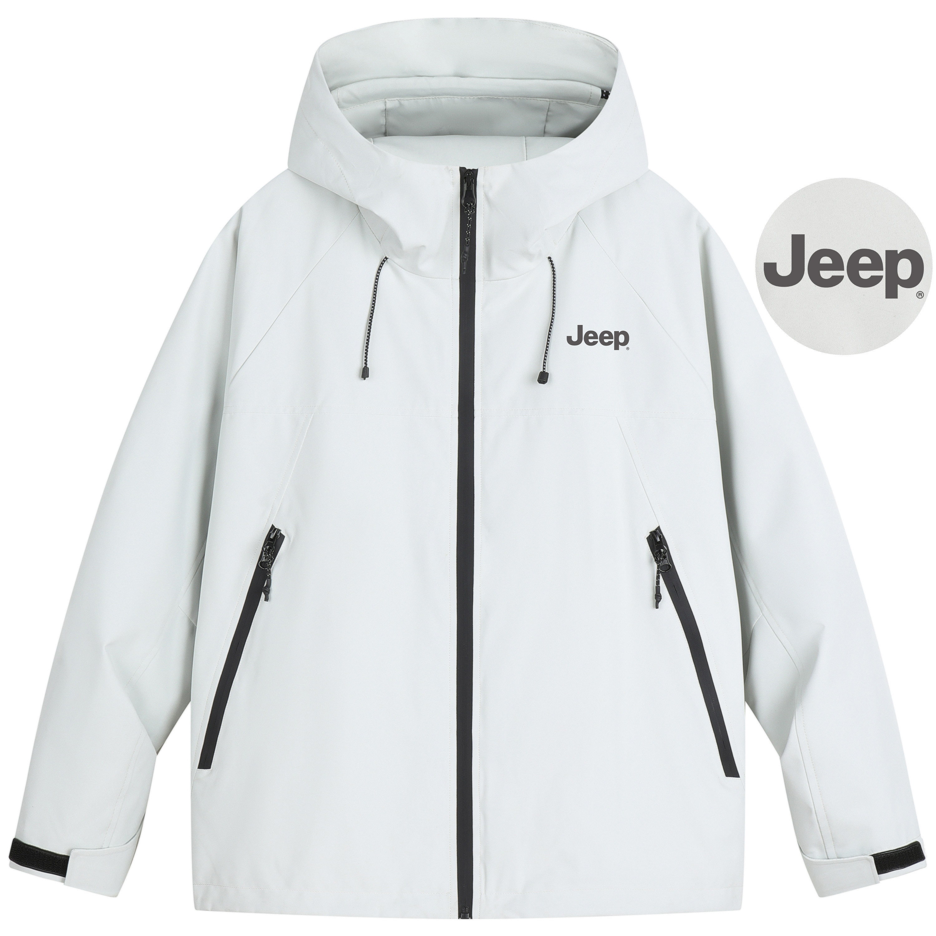 Details for Jeep户外三合一防水防风徒步露营夹克男女通用款P844MWF330-jd P844MWF330-JD