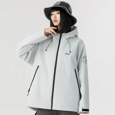 Jeep户外三合一防水防风徒步露营夹克男女通用款P844MWF330-jd P844MWF330-JD 1