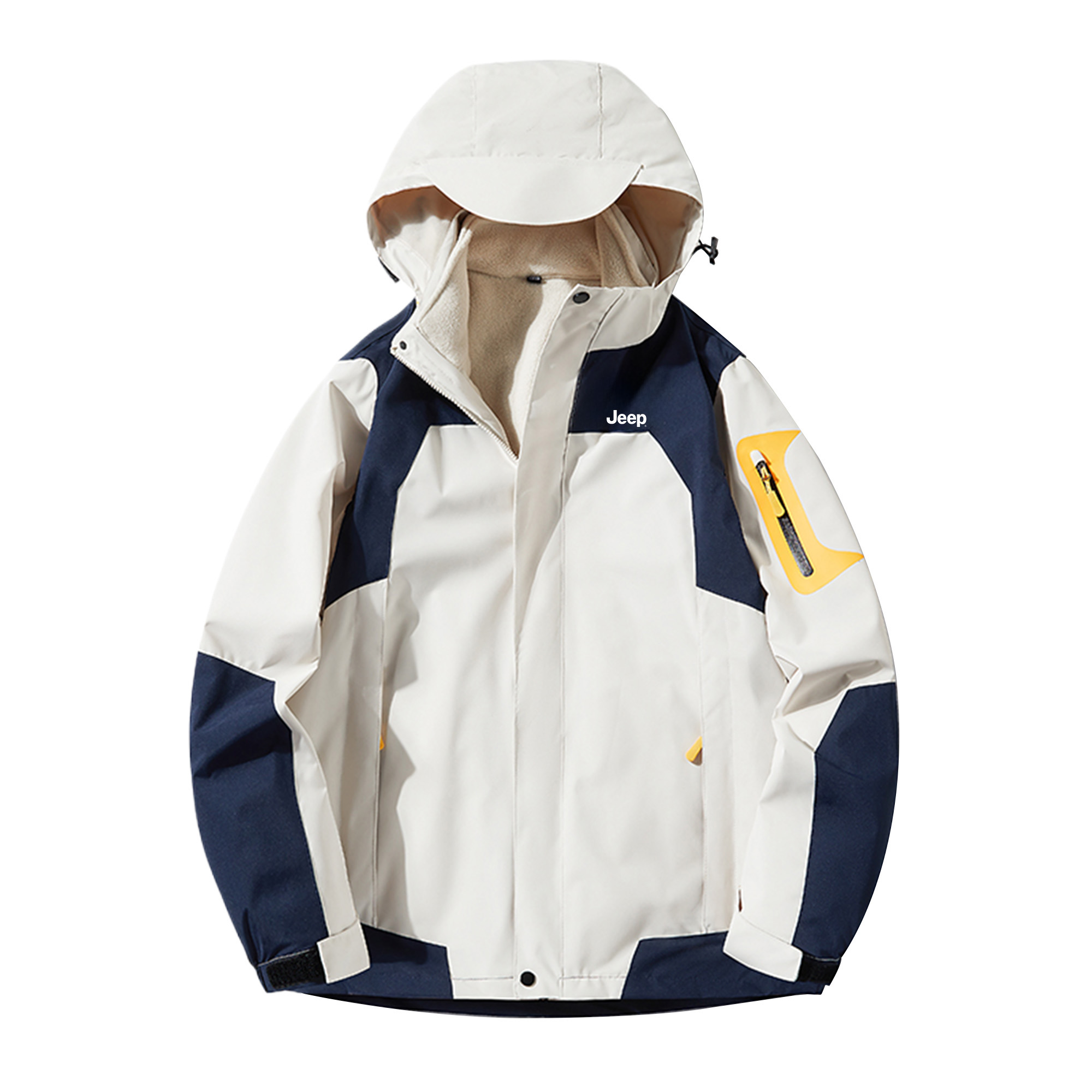 Jeep Outdoor 3-in-1 Windproof Waterproof Fleece Jacket Unisex P834MWJ421