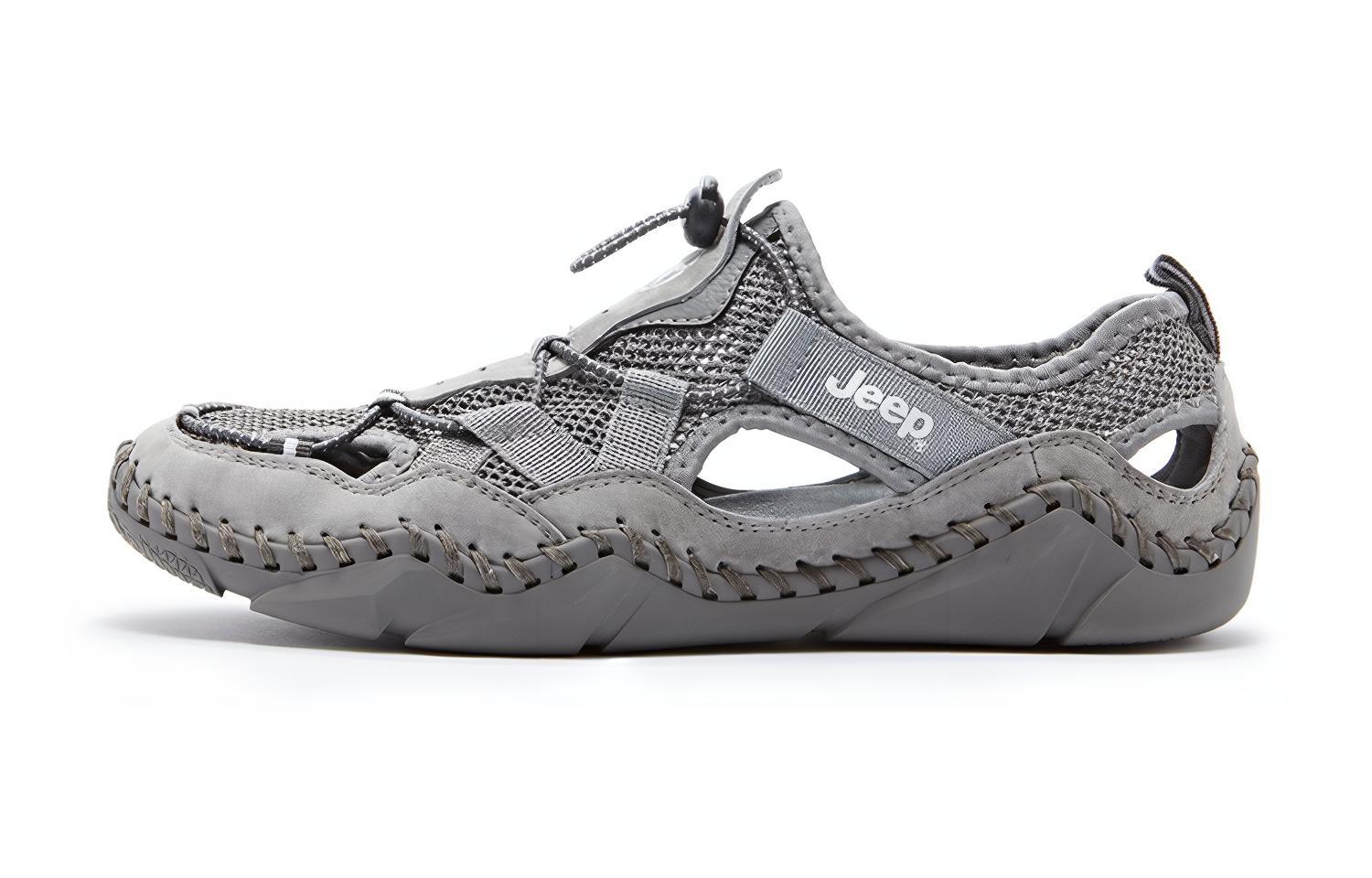 Jeep Outdoor Breathable Summer Sandals - Non-slip, Lightweight, Durable & Stylish. P11100060KGREY