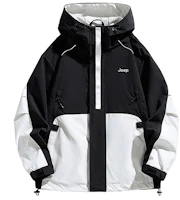 Jeep Outdoor Colorblock Waterproof Windbreaker Jacket Unisex P843MWJ189 Jeep Outdoor Colorblock Waterproof Windbreaker Jacket Unisex P843MWJ189