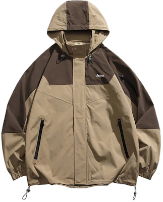 Jeep Outdoor Colorblock Windproof Waterproof Adjustable Hooded Jacket Unisex P841MWJ479M Buy Jeep Outdoor Colorblock Windproof Waterproof Adjustable Hooded Jacket Unisex P841MWJ479M