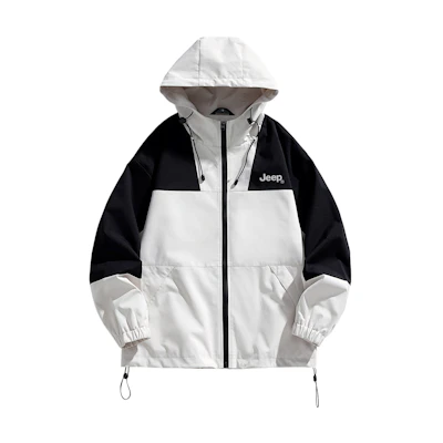 Jeep Outdoor Colorblock Windproof Waterproof Hiking Camping Jacket Unisex P841MWJ320-jd