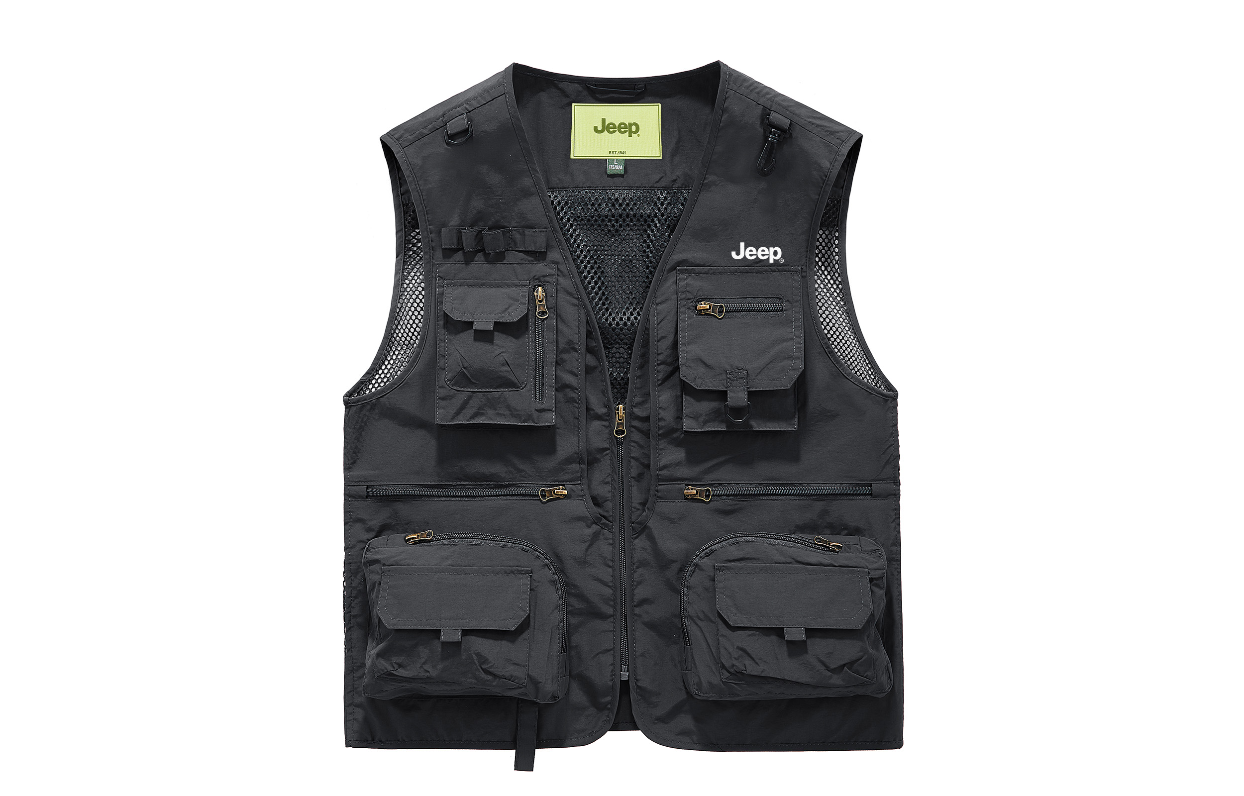 Jeep Outdoor Explorer 2.0 Multi-Pocket Lightweight Fishing Vest Unisex Fashion P733MWV029