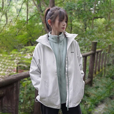 Jeep户外徒步防水防风3合1夹克男女款休闲外套 P844MWF124 5