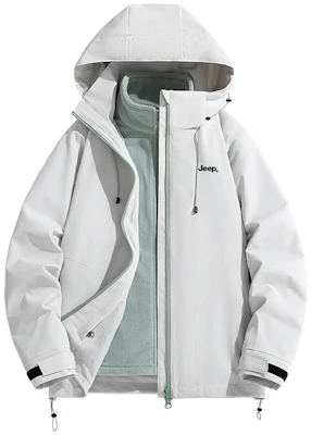 Jeep户外徒步防水防风3合1夹克男女款休闲外套 P844MWF124 1