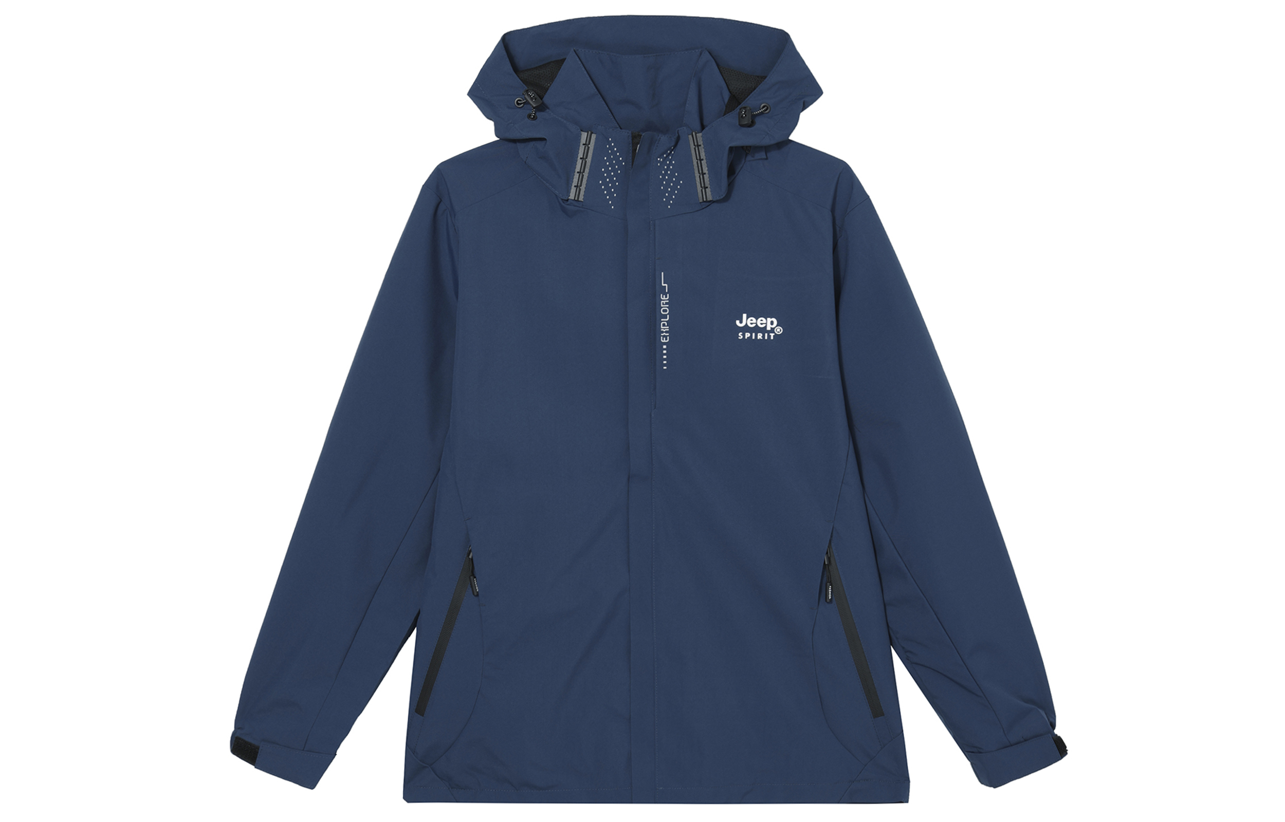 Jeep Outdoor Logo Print Waterproof Windbreaker Jacket Unisex JPW6266