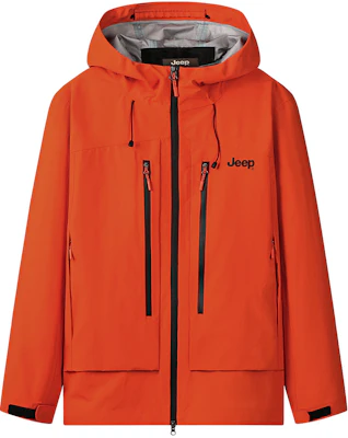 Jeep户外豪华系列防水防风登山夹克男女连帽款 P733MWF076B 4