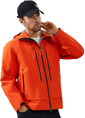 Jeep户外豪华系列防水防风登山夹克男女连帽款 P733MWF076B 6